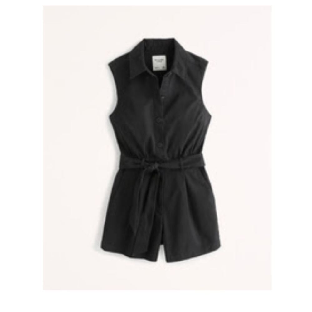 Abercrombie & Fitch Belted Utility Romper